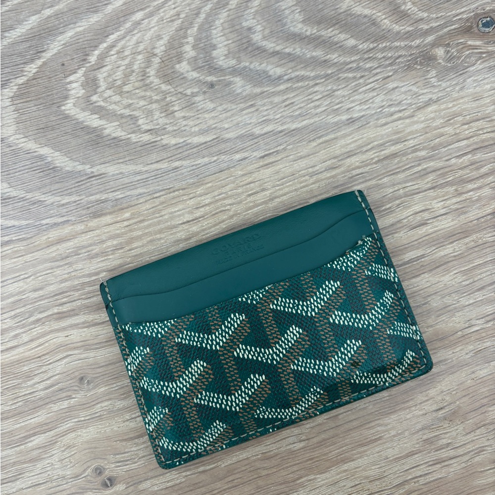 GOYARD CARDHOLDER GREEN